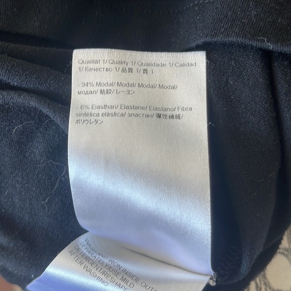 Escada Black Modal Ruffle Tee - Picture 5 of 7